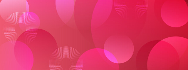 Overlapping pink circles with concentric rings. Suitable for graphic design, branding, backgrounds, and modern art concepts. Bold and dynamic visual element.