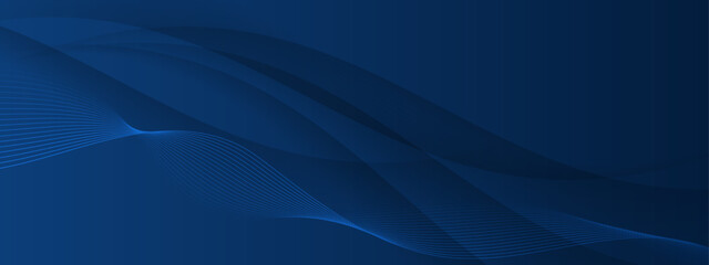 Abstract blue waves and lines on a dark background suitable for digital backgrounds, web design, banners, posters, and graphic design projects.