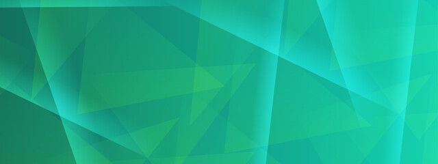 Overlapping green triangles create abstract background. Ideal for technology, modern design, website backgrounds, branding, and geometric themed projects.