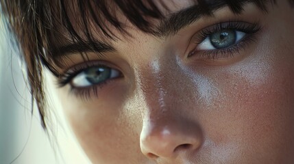 Fototapeta premium Closeup woman eyes