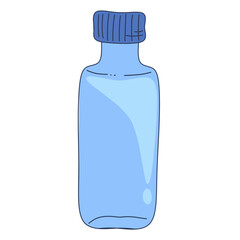 plastic bottle of water