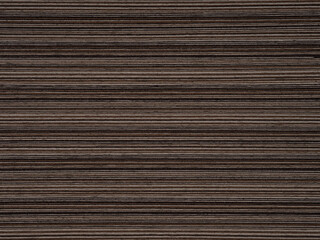 Striking contrasts of dark roast and milky latte lines orchestrate the bold pattern of this wenge veneer
