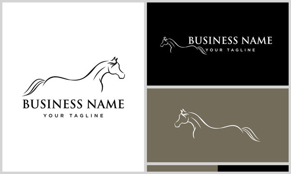 Horse Logo Design Variations. (26)