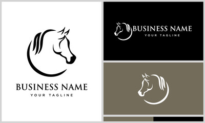 Horse Logo Design Variations. (36)