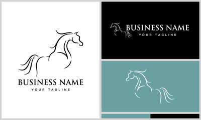 Horse Logo Design Variations. (46)