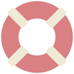 summer icon lifebuoy
