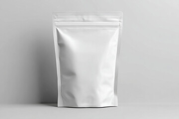 White blank snack pack on isolated background