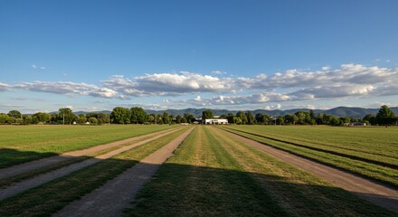 a dirt road