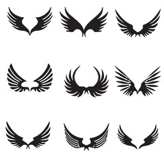 wings vector set