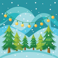 Obraz premium Festive Design Element Colorful Vector Illustration