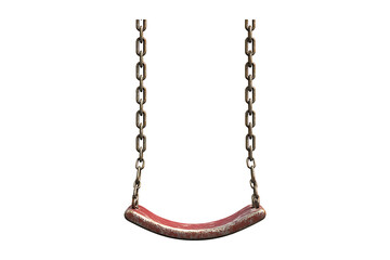 Playground Swing isolated on transparent background