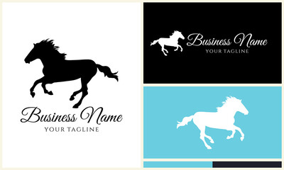 Horse Logo Design Variations. (183)