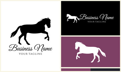 Horse Logo Design Variations. (182)