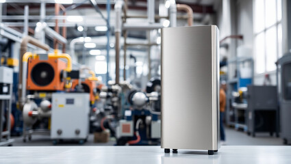 Fototapeta premium stainless steel for advertising manufacturing company products