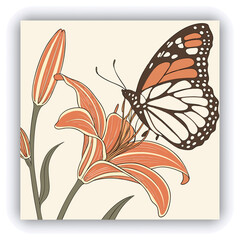 spring floral border for card pastel flowers with butterflies wildflower wreath design png transparent background collection garden flowers botanic Wedding floral design pattern