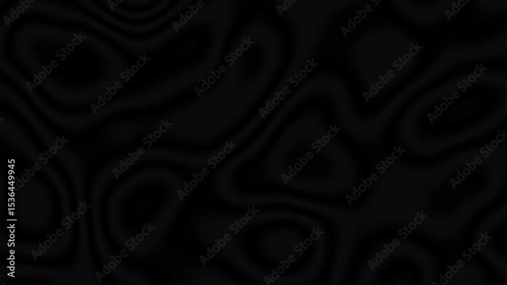 Poster Black graphic gradient background with animation. Dark loop background