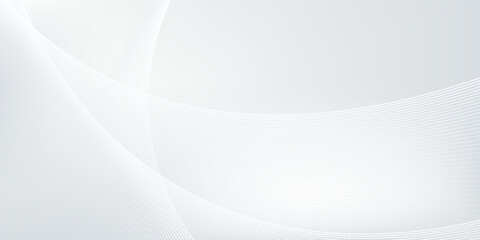 Abstract geometric white and gray color background. Vector