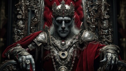 Fototapeta premium Elderly fantasy king