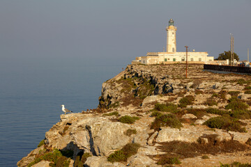 Lampedusa lighthouse, Sicily, Italy