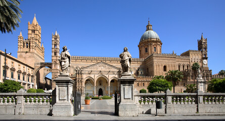 Fototapeta premium The Cathedral of Palermo, Palermo, Sicily