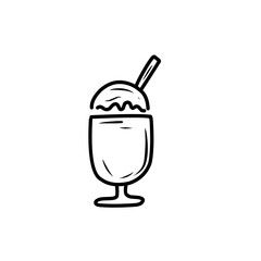 hand drawn ice cream