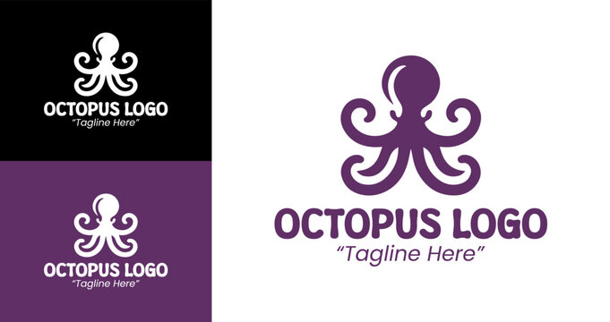 Elegant and Simple Octopus Logo Design for Your Brand Identity