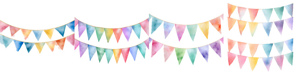 Fototapeta premium Vibrant and Colorful Festive Banners for