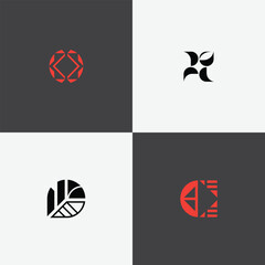 Geometric and Abstract Logo Collection for Branding and Identity