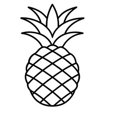 Obraz premium Peaneple Outline Icon