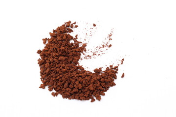 coffee beans on white background