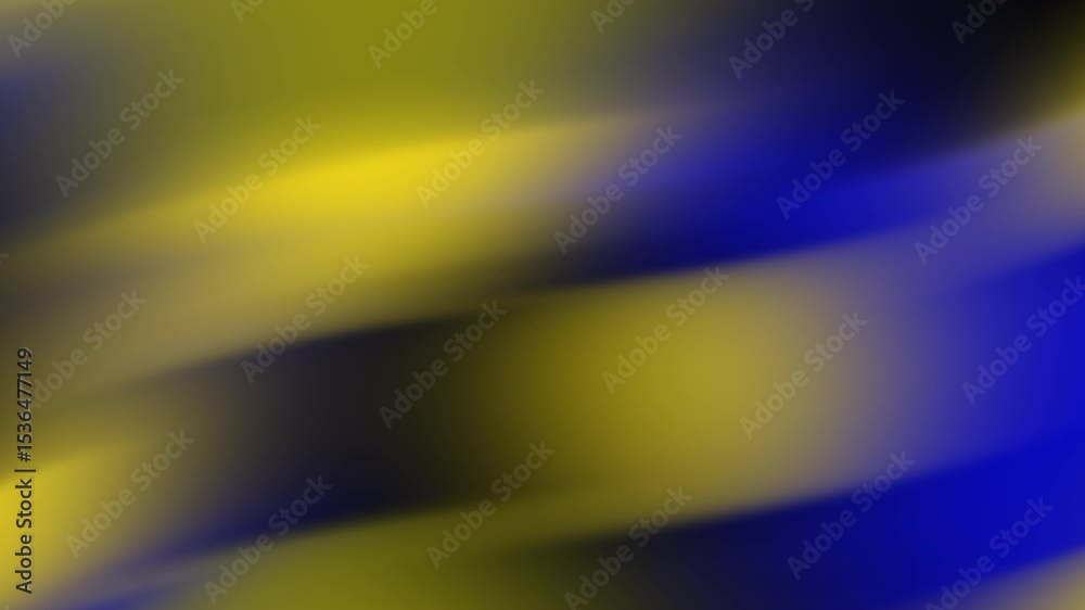 Poster Abstract Blurred Motion: Dynamic Yellow and Blue Gradient Background Video