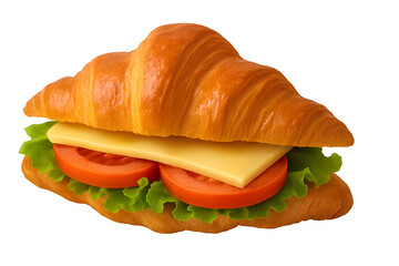 Fresh sandwich isolated 