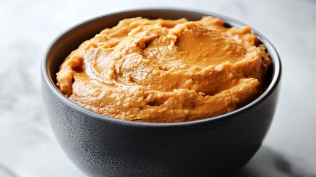 Creamy Hummus in a Bowl: A Delicious and Healthy Dip