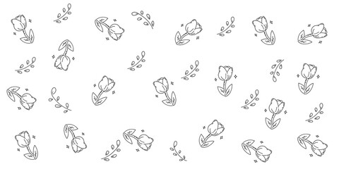 Tulips pattern 