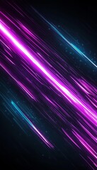 Abstract Purple Background with Light Streaks and Blurred Lines for a Modern Energy Aesthetic