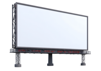 Modern drive-in movie billboard graphic with a transparent background in PNG format, ideal for advertising and outdoor entertainment promotions.