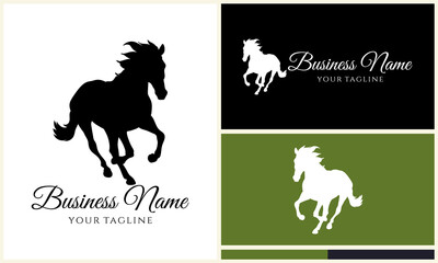 Running Horse Logo Design Variations. (16)