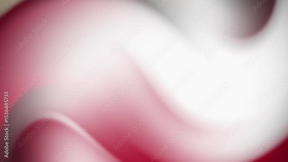 Aufkleber Abstract Red and White Gradient Swirl Animation Background for Video