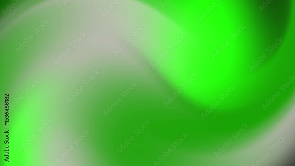 Aufkleber Abstract Green and Gray Gradient Swirl Animation Background Loop