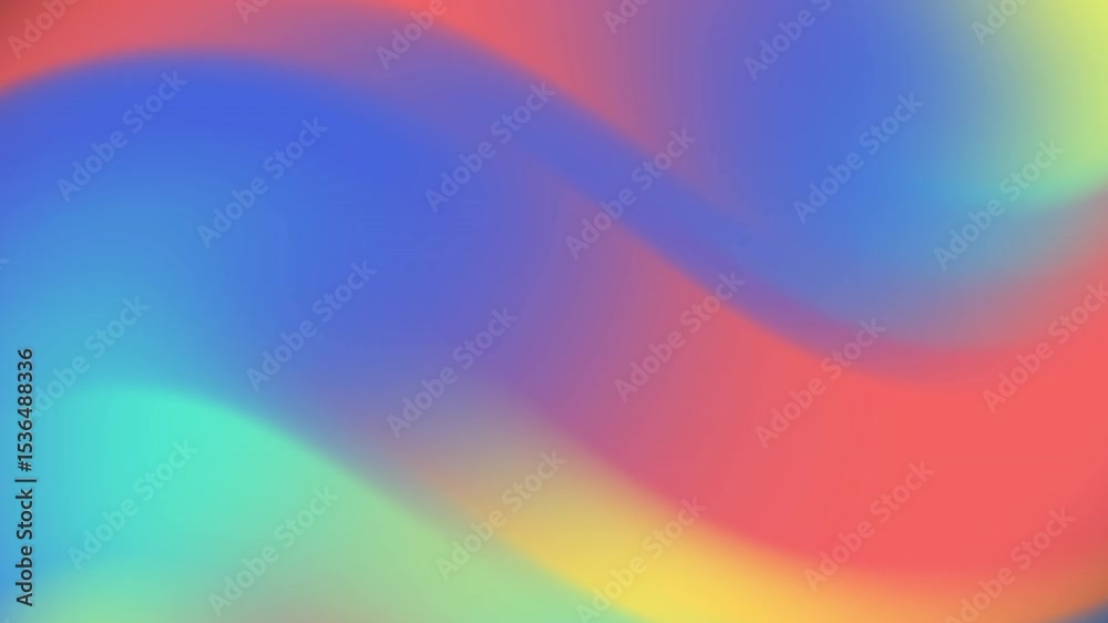 Poster Abstract Gradient Color Wave Motion Background for Video and Design Projects