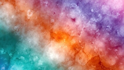 Fototapeta premium Vibrant Abstract Background with Colorful Cloudy Texture