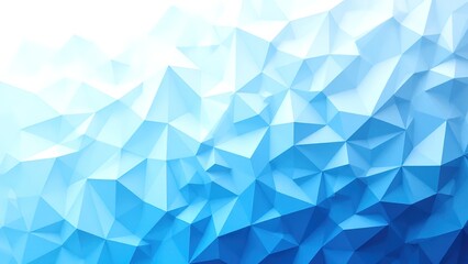 Obraz premium Abstract Geometric Light Blue Pattern with Sharp Edges and Depth