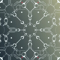 Abstract technology background. . Oil paint illustration.