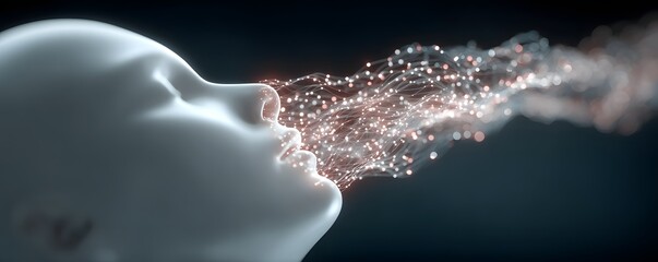 The integration of Generative AI with Apple Intelligence presented in a magazine photography style. Focus on visually appealing, high-contrast images of AI technology seamlessly integrated with Apple