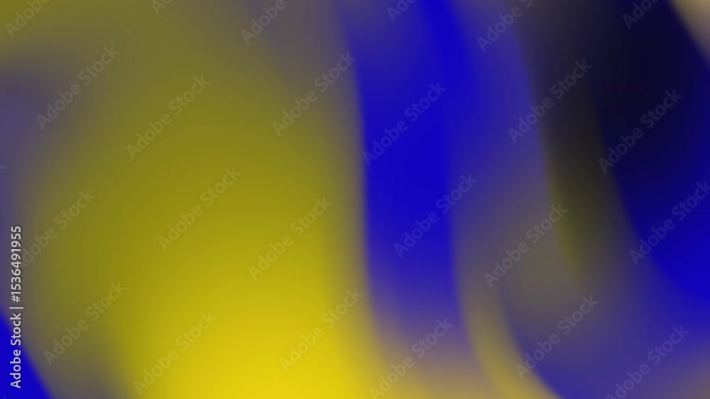 Poster abstract blue and yellow gradient motion background for video