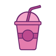 Smoothie Cup Icon for Healthy Drinks