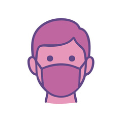 Face with Medical Mask Icon