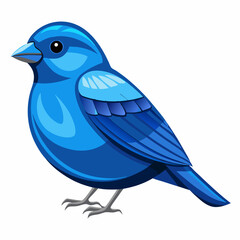 Obraz premium blue bird icon