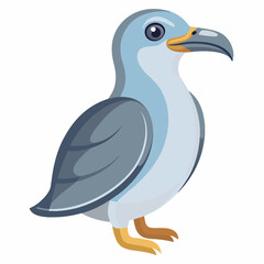 bird, cartoon, animal, vector, illustration, nature, blue, cute, beak, isolated, funny, feather, character, duck, wildlife, owl, white, art, wild, drawing, wing, icon, fun, twitter, graphic