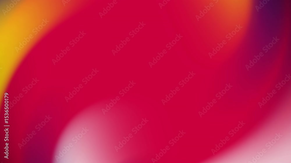 Aufkleber abstract gradient motion: blending colors of red, yellow, and purple in a dynamic flow